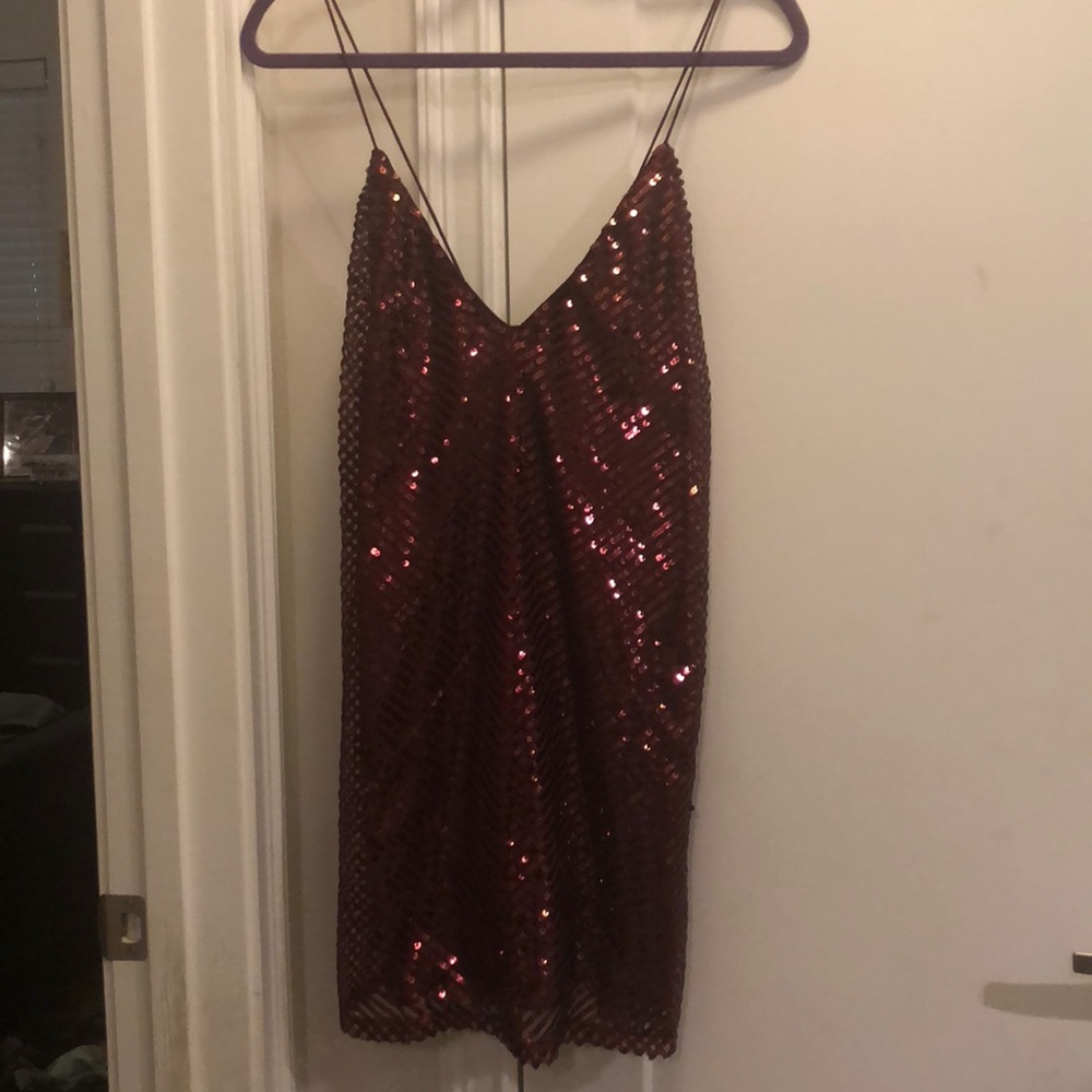 NWT Sequin Shift Dress - Picture 3 of 4